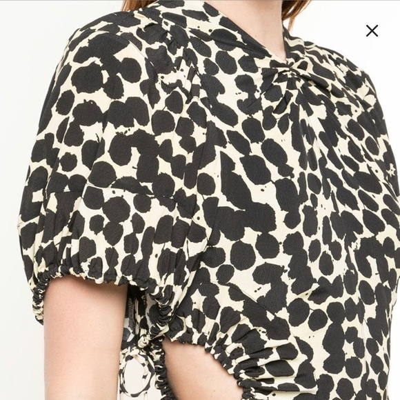 PROENZA SCHOULER
Crepe Painted Dot Cinched Dress - Picture 5 of 5